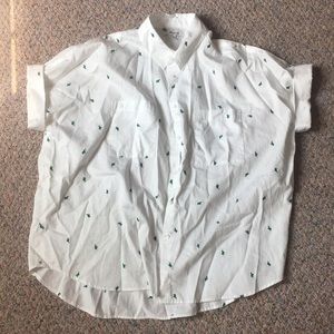 Madewell courier shirt in cactus print.
